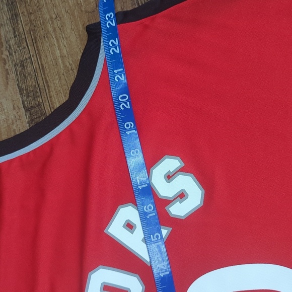 Adidas DeMar DeRozan Red Toronto Raptors #10 Jersey Size Large - Picture 8 of 9